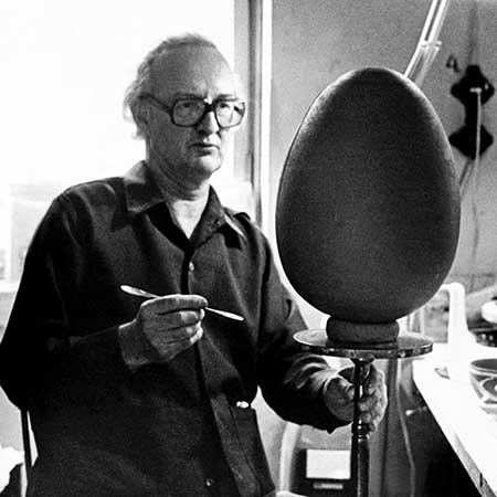 Stig Lindberg. Stig Lindberg i Gustavsbergs-studion (1970-tal)