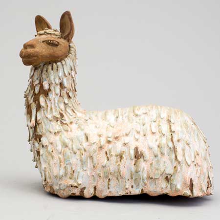 Stig Lindberg. Figurin "Lamadjur" (1940-tal) 22 cm