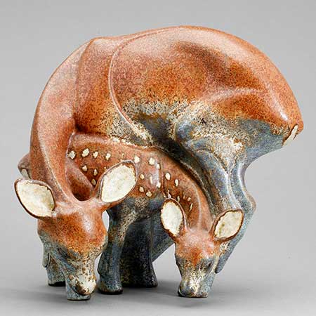 Thomas Hellström Djur från Nittsjö Deer family (model 6095)