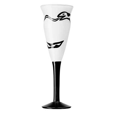Ulrica Hydman-Vallien’s Kosta Boda Caramba White cup. (Model 91111)
