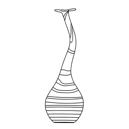 Ulrica Hydman-Valliens Kosta Boda Don Juan Yellow vase (model 49951)