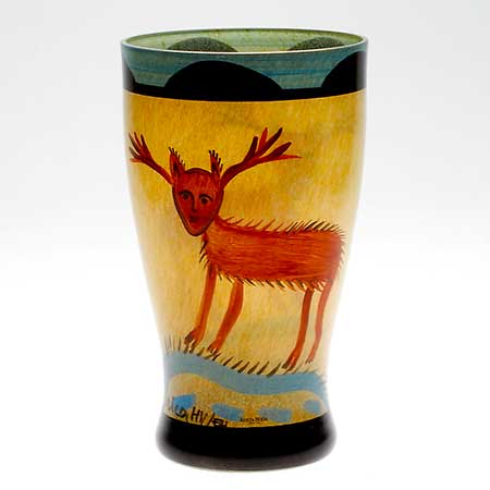 Ulrica Hydman Vallien Kosta Boda Nevada Vase (model 49381)