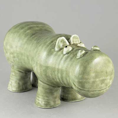Lisa Larson large zoo hippo