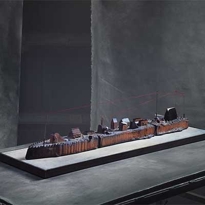 The exhibition 'Under ytan' in Stockholm
