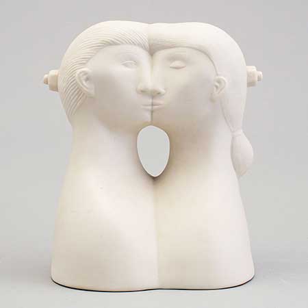 "De tu" (The Two). 1977. Height 18 cm / 7.1 in