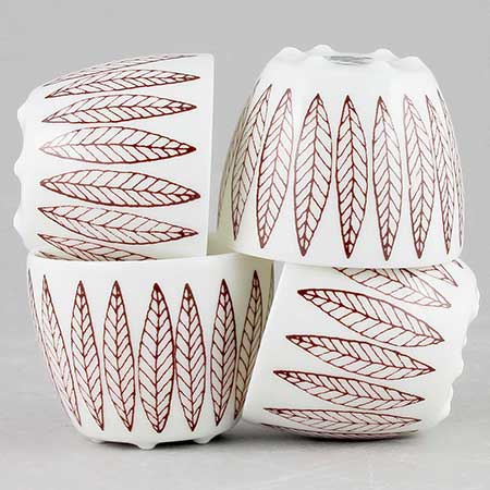 Stig Lindberg Eggcup (Red Salix)