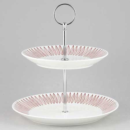 Stig Lindberg Cake-dish (Red Salix)