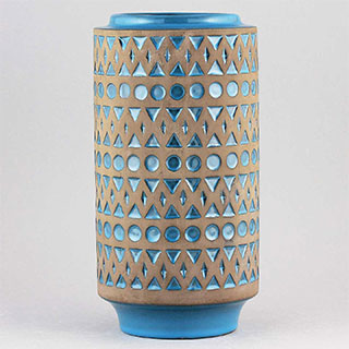 Mari Simmulson Vase Turkosa/Korall (Coral) 1967-70