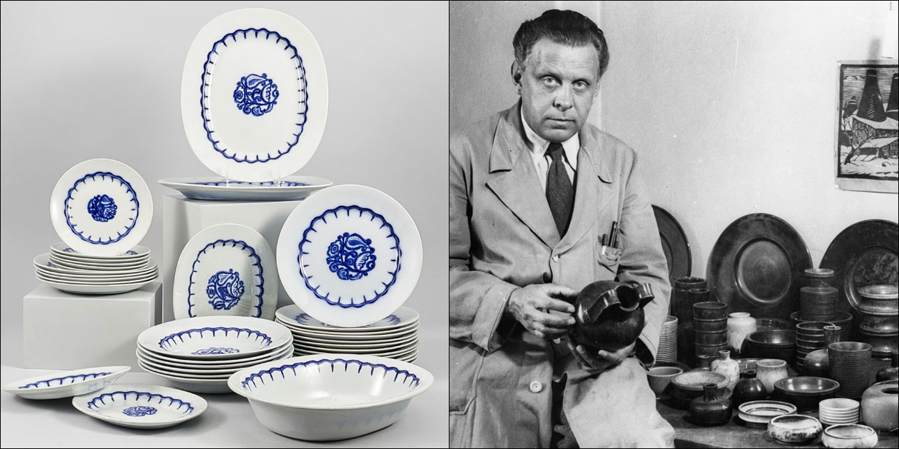 Wilhelm Kåge（ヴィルヘルム・コーゲ）～グスタフスベリ製の陶磁器
