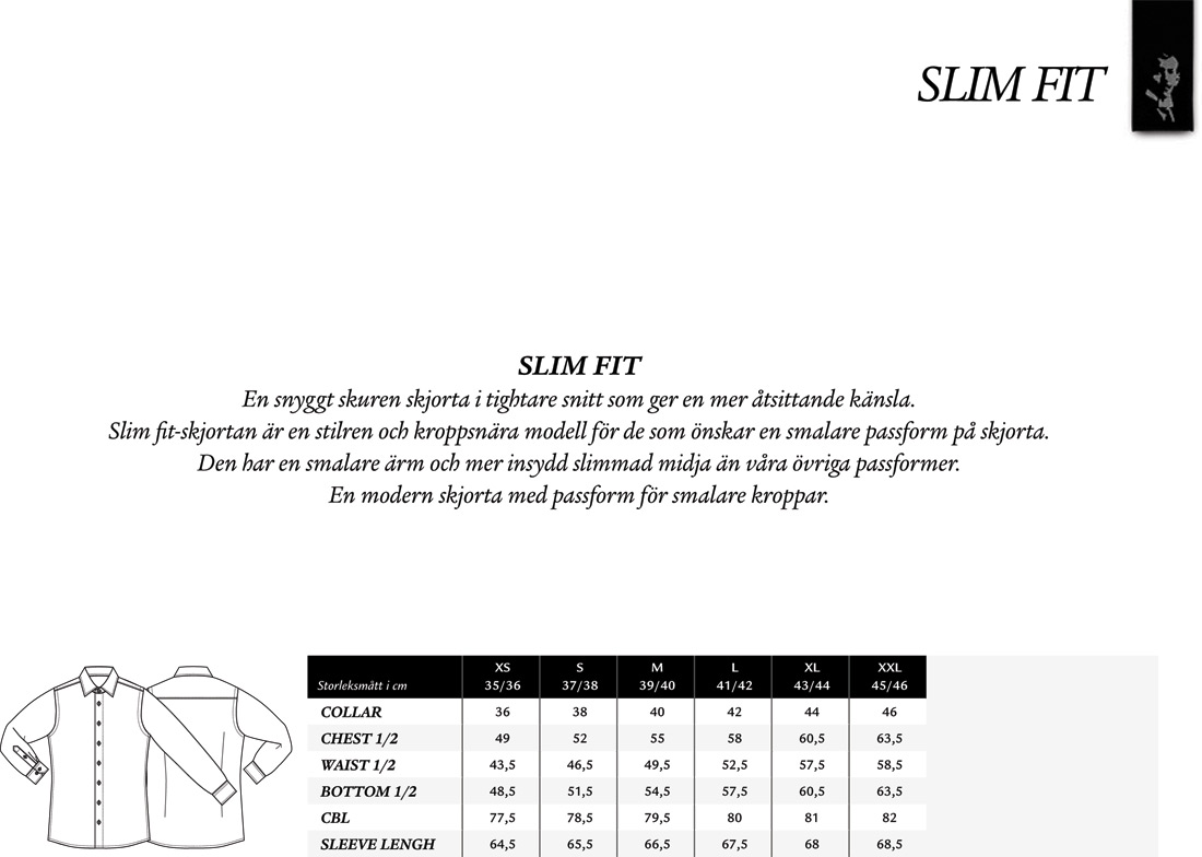 slim fit