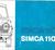 1968 Simca 1100 instruktionsbok svensk