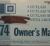 1974 Oldsmobile Cutlass o Vista Cruiser Owner's Manual