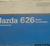 1991 Mazda 626 Instruktionsbok