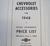 1948 Chevrolet Accessories for 1948