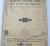 1938 Chevrolet Parts order pad and inventory control
