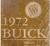 1972 Buick Chassis Service Manual original