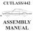 1970 Oldsmobile Cutlass & 442 Assembly Manual