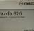 1999 Mazda 626 Diesel supplement Instruktionsbok