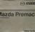 2000 Mazda Premacy Instruktionsbok