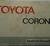1975 Toyota Corona Instruktionsbok