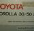 1978-79 Toyota Corolla 30/50 Liftback Instruktionsbok