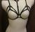 Glansig PVC Bröstharness Courtney