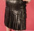 Black leather kilt