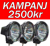 Trepack 55W Xenon Extraljus Ø205mm 12V