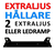 Universalfäste för 2 st extraljus eller ledramp