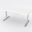 Schreibtisch Ursagad Manuelle 164x82 cm Laminat Weiß