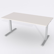 Skrivbord Rektangulär Elektrisk 160x80 cm Laminat Ljusgrå