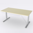 Skrivbord Rektangulär Elektrisk 160x80 cm Björkfanér