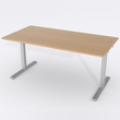 Skrivbord Rektangulär Elektrisk 160x80 cm Ekfanér