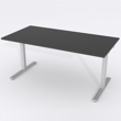 Skrivbord Rektangulär Elektrisk 160x80 cm HP Laminat Svart