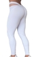 RAW By Adriana Kuhl Bubble Butt Tights White