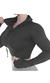 Raw By Adriana Kuhl Crop Hoodie Black