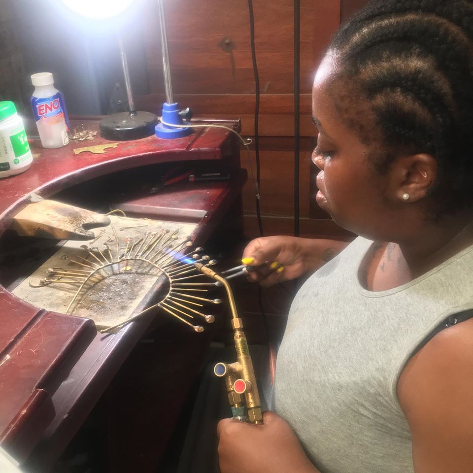 Ditsala Designs jewelry workshop