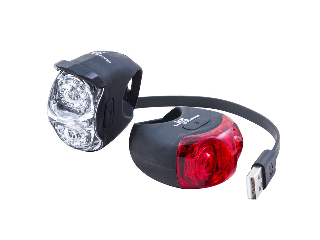 SPANNINGA Light set Jet Black