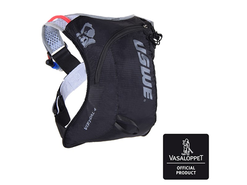 USWE BACKPACK VERTICAL 4 - VASALOPPET - svart