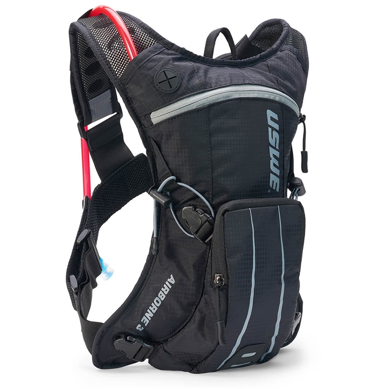 USWE BACKPACK AIRBORNE 3 - svart/grå