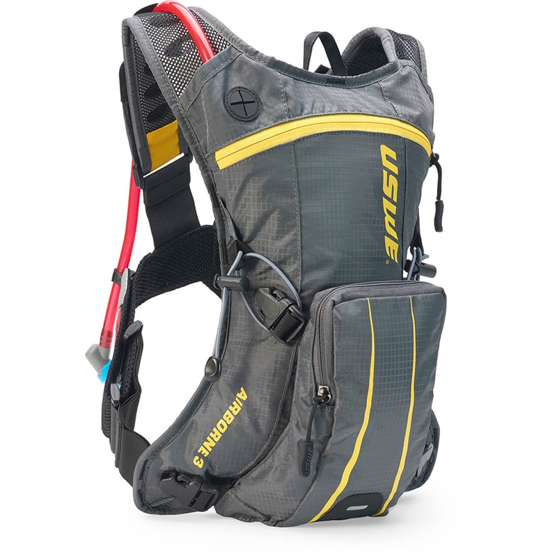 USWE BACKPACK AIRBORNE 3 - grå/gul
