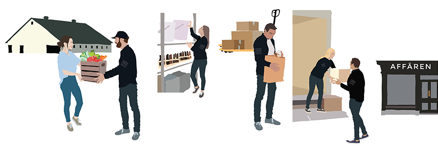 Skafferi Värmland illustration