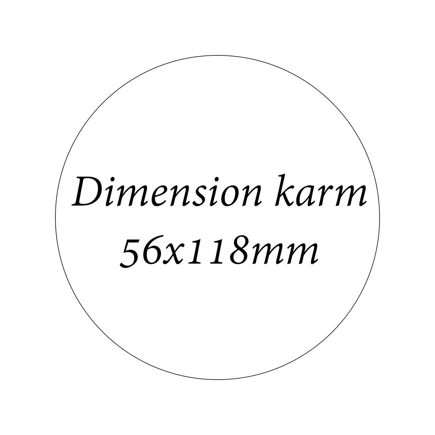 Stalldörrar karm 56x118mm