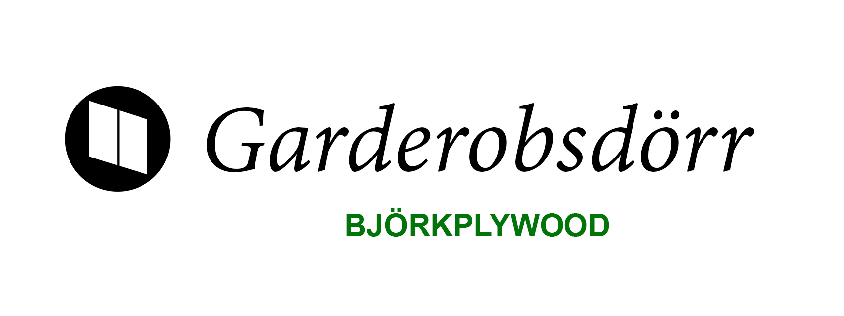 Garderobsdörr Björkplywood