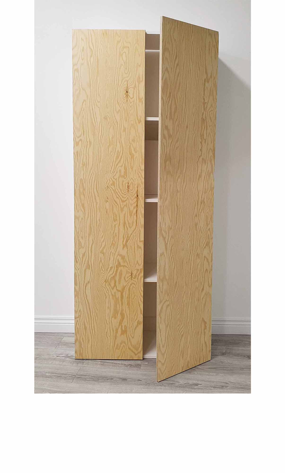 Garderobsdörr-Furuplywood