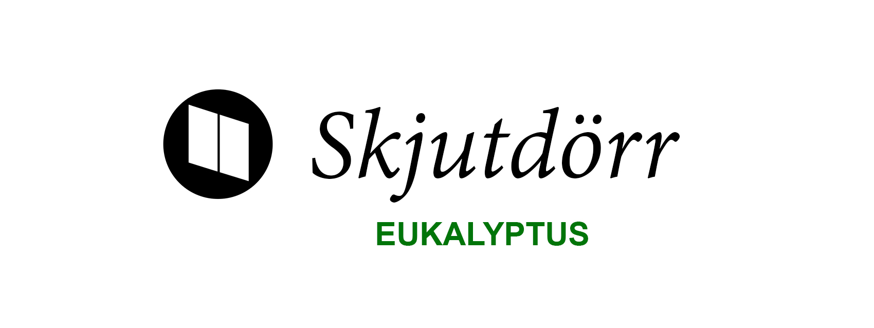 Skjutdörr Eukalyptus