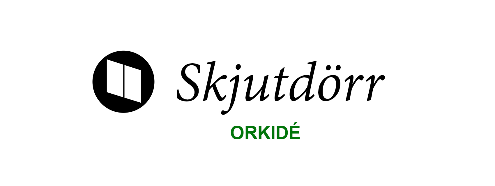 Skjutdörr Orkidé