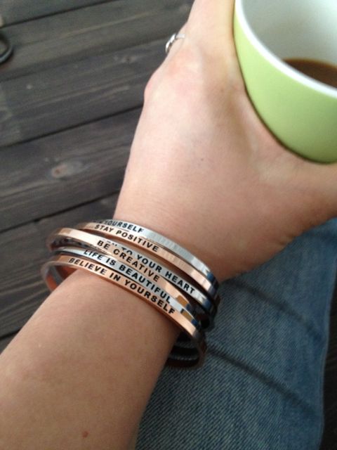  Armband som inspirerar, till dig eller någon du tycker om! 
