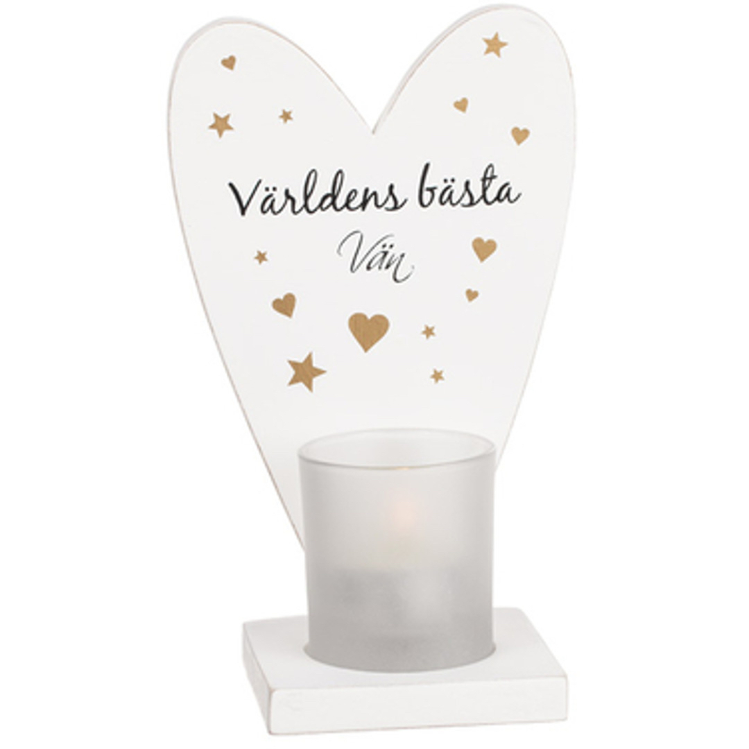 Världens bästa Vän Ljushållare