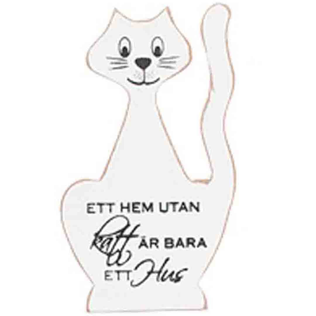 Kylskåpsmagnet Katt - Ett hem utan katt..